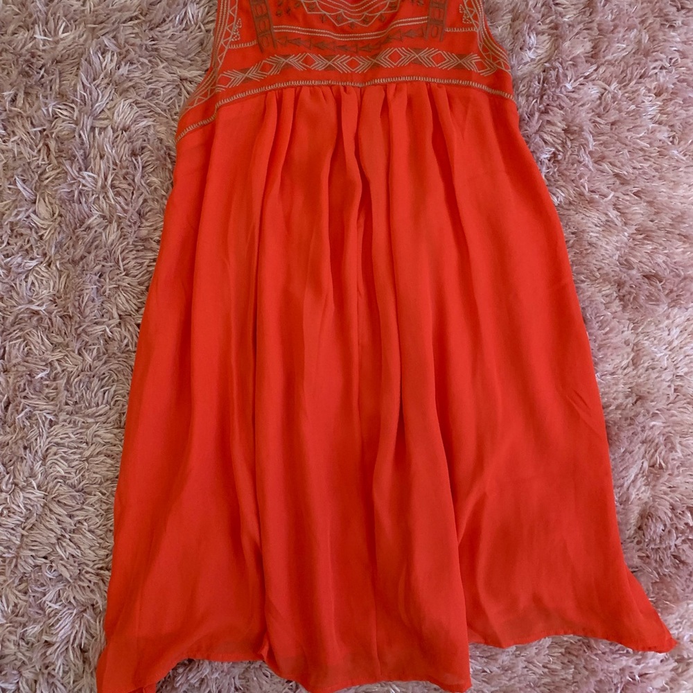 Orange/red dress